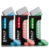 Rally Energy Caffeine Gum, Sugarless Gum with 60 mg of Caffeine for Fast-Acting Energy, Stay Alert, Long-Lasting, Variety Pack, Natural Cinnamon
