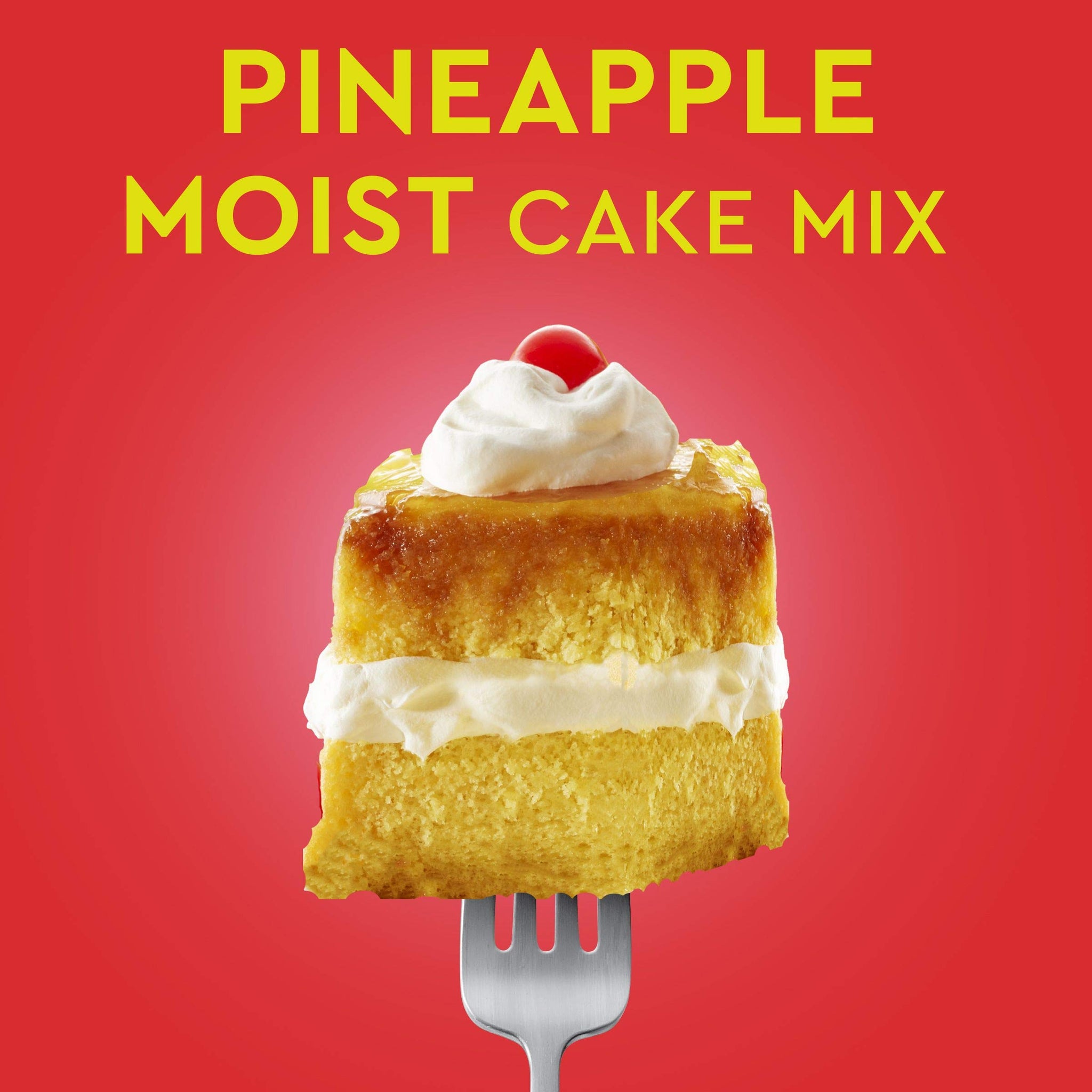 Duncan Hines Pineapple Supreme Flavored Cake Mix, 15.25 oz.