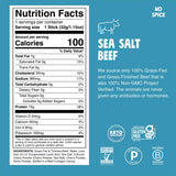 Chomps, Sea Salt Beef Stick, 1.1 Ounce, 8 Count