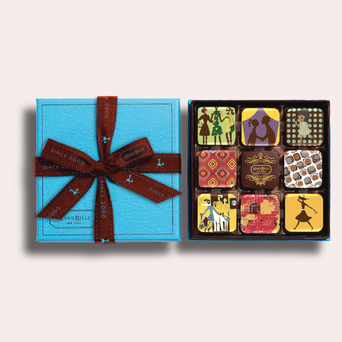 9pc Ganache Blue Box