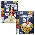 The Matzo Project Matzo Ball Soup Mix Kit, Natural Vegetarian Matzo Ball Mix, No MSG, Nut Free, 4.5oz Boxes, Kosher but NOT Kosher for Passover