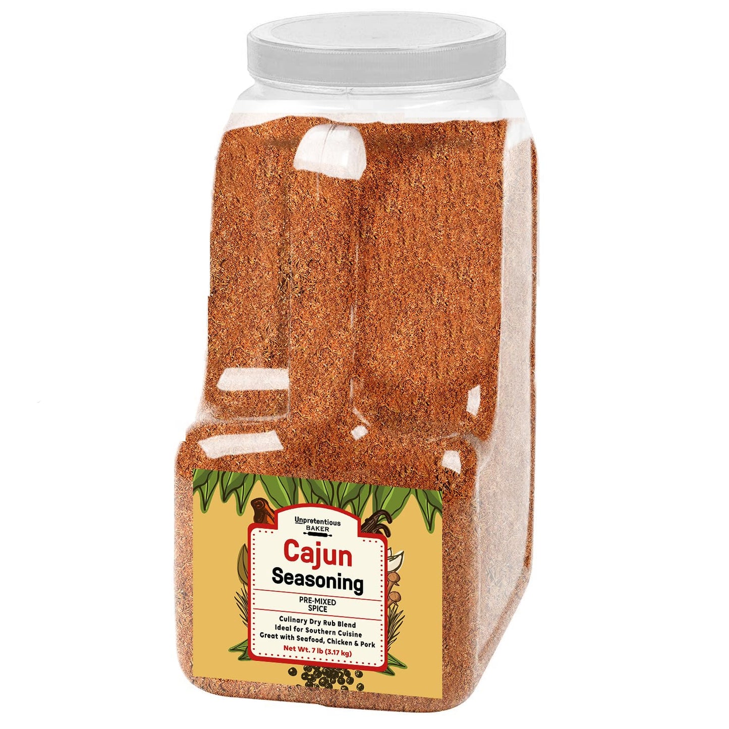 Unpretentious Cajun Seasoning, 7 lb, Culinary Blend, Southern Classic, Rich Flavor