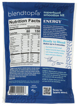 Blendtopia Organic Energy Blend Superfood Smoothie, 7 OZ