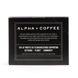 Alpha Coffee - Dawn Patrol - 24 Count Coffee Pods - Premium Gourmet Craft Medium-Light Roast Coffee | Veteran Owned - Specialty Small Batch Roasted