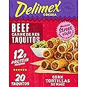 Delimex Beef Taquitos Frozen Snacks, 20 ct Box