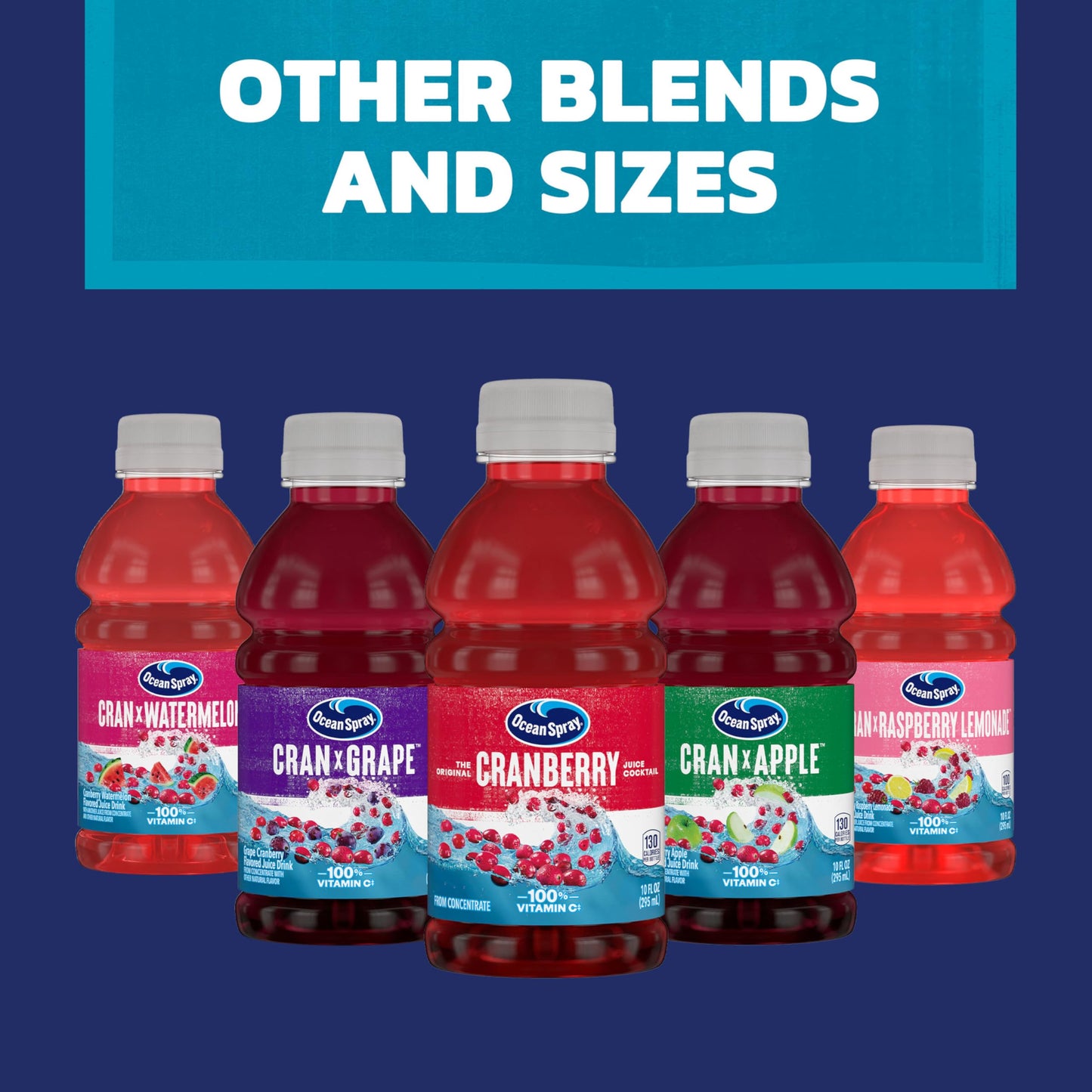 Ocean Spray® Cran-Tropical™ Cranberry Tropical Juice Drinks, 10 Fl Oz Bottles, 6 Count