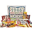 RETRO CANDY YUM ~ 1946 80th Birthday Gift Box of Nostalgic Retro Candy from Childhood for 80 Year Old Man or Woman Born 1946