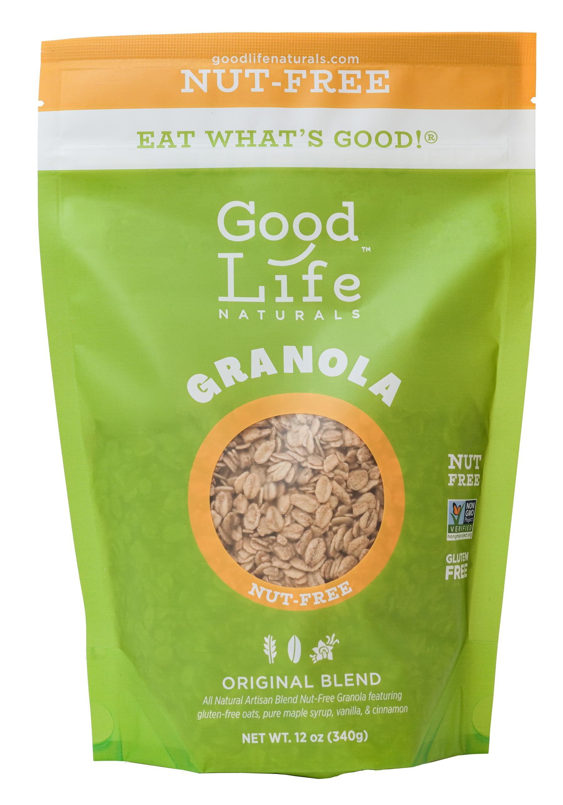 Good Life Natural’s Granola Cereal | Artisan Blended Energizing Granola Flakes | Healthy Nut Free Blend | No Artificial Flavoring or Sweeteners |