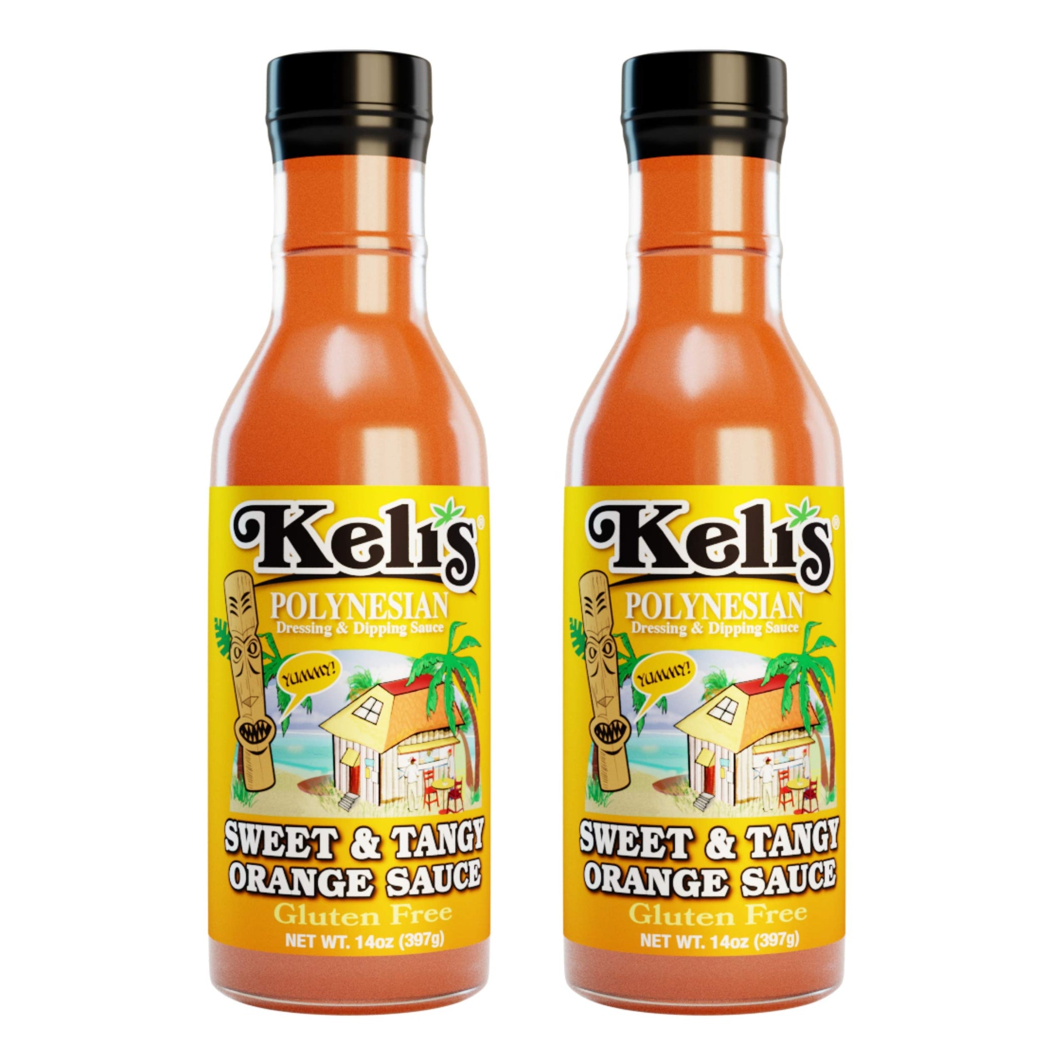 Orange Sauce - Polynesian Sweet and Tangy Creamy Salad Dressing, Glazing and Dipping Sauce With a Hint of Mustard. All Natural, Gluten-Free and Low