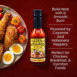 Arizona Gunslinger Cayenne Habanero Pepper Sauce, Bold Habanero Hot Sauce Made with Cayenne Peppers for a Fiery Southwest Kick, Perfect for Adding