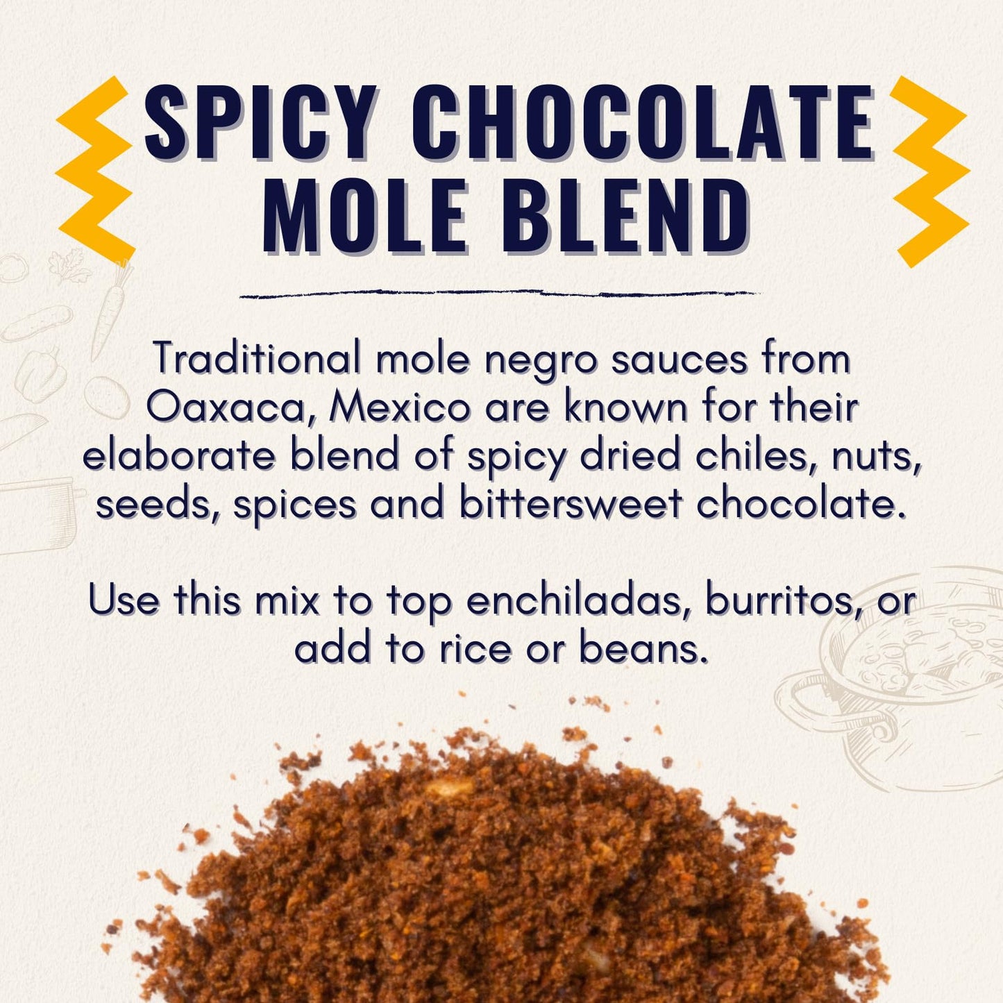 Oaxacan Mole Manchamanteles Enchilada Sauce Mix, Shawhan Farms, 10 oz