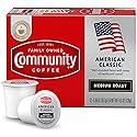 Community Coffee American Classic 36 Count Coffee Pods, Medium Roast, Compatible with Keurig 2.0 K-cup Brewers, 12 Count (Pack of 3)