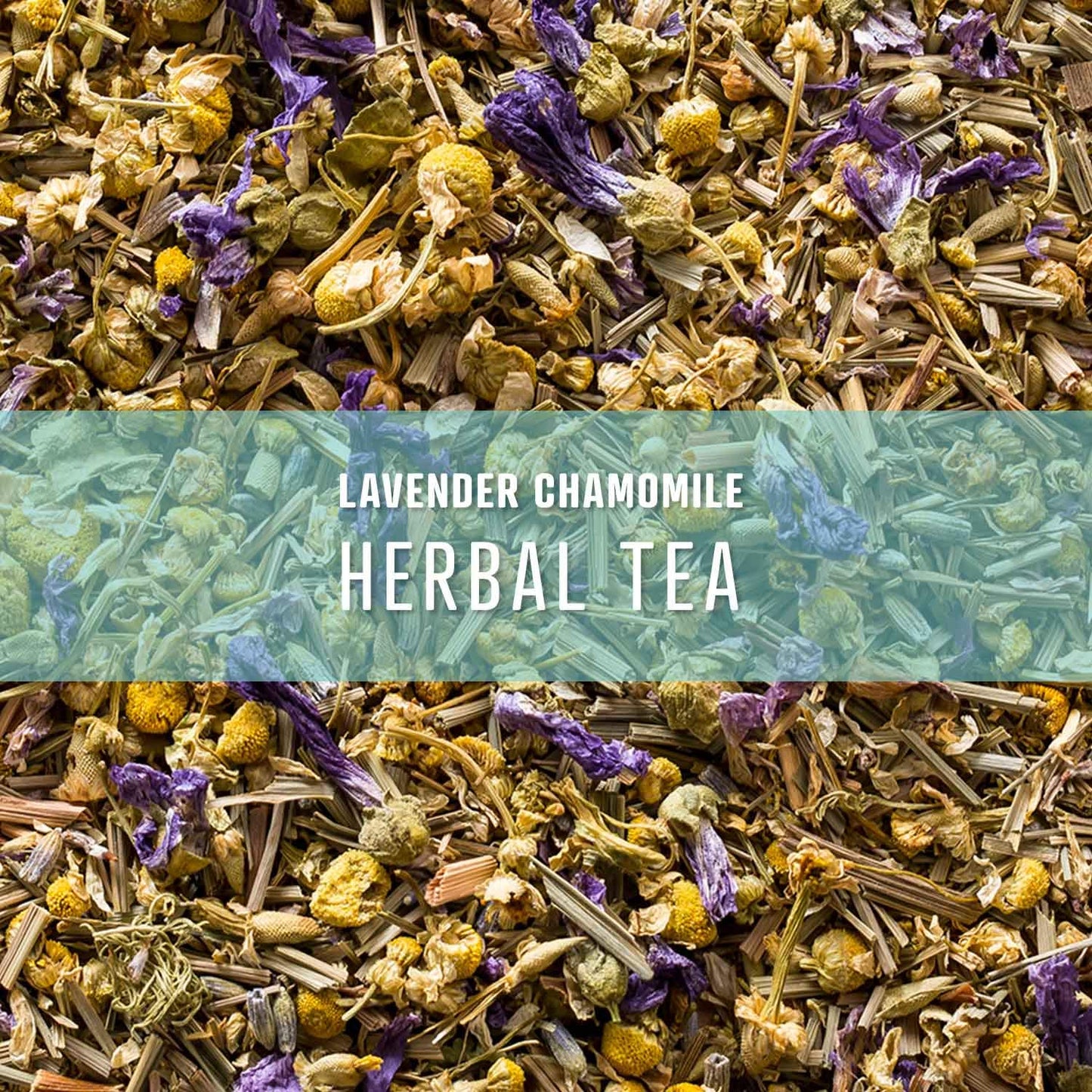 Elevate Lavender Chamomile Loose Leaf Herbal Tea - Caffeine Free, 2 oz Pouch - 25 Cups, Hot & Iced