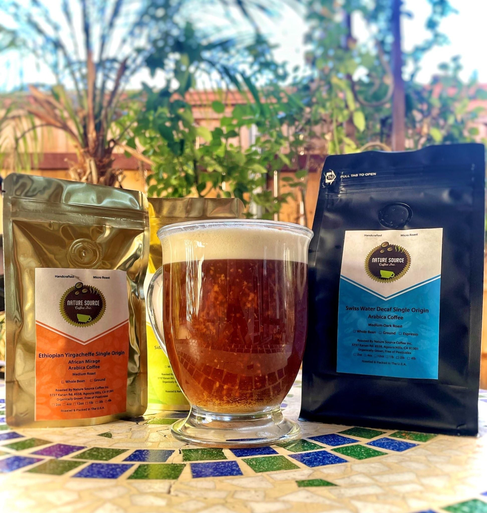 Swiss Water Decaf Single Origin | Organic | Ground Coffee | Fresh Roasted |12oz 1-Pack