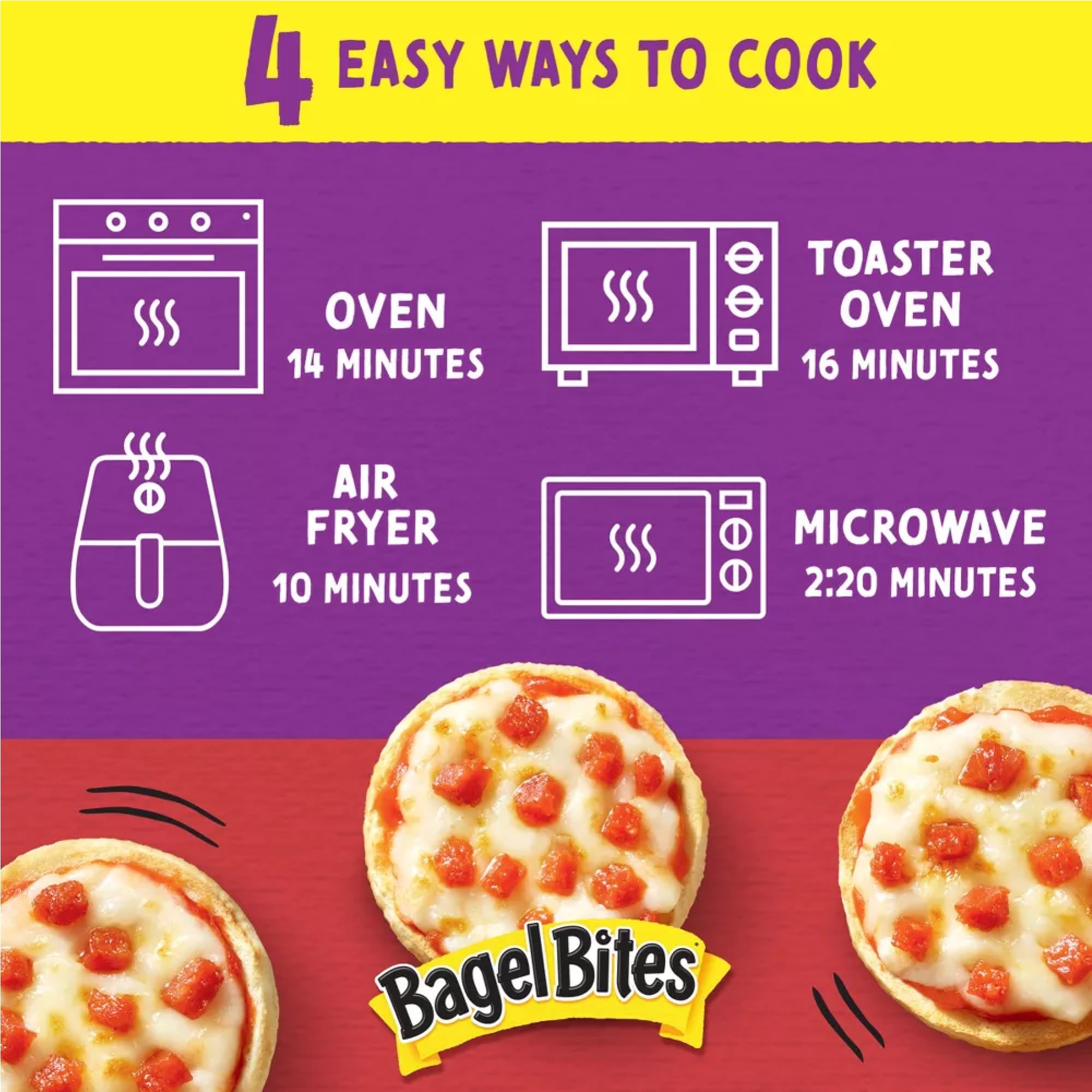 Salutem Vita - Mini Pizza Bagel Snacks with Cheese & Pepperoni, Gift Set:, 7 oz - Pack of 8