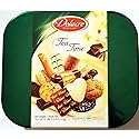 Delacre Tea Time Exquisite European Biscuit Assortment Tin Box Net Weight 35.3 OZ (1 kg)