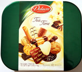 Delacre Tea Time Exquisite European Biscuit Assortment Tin Box Net Weight 35.3 OZ (1 kg)