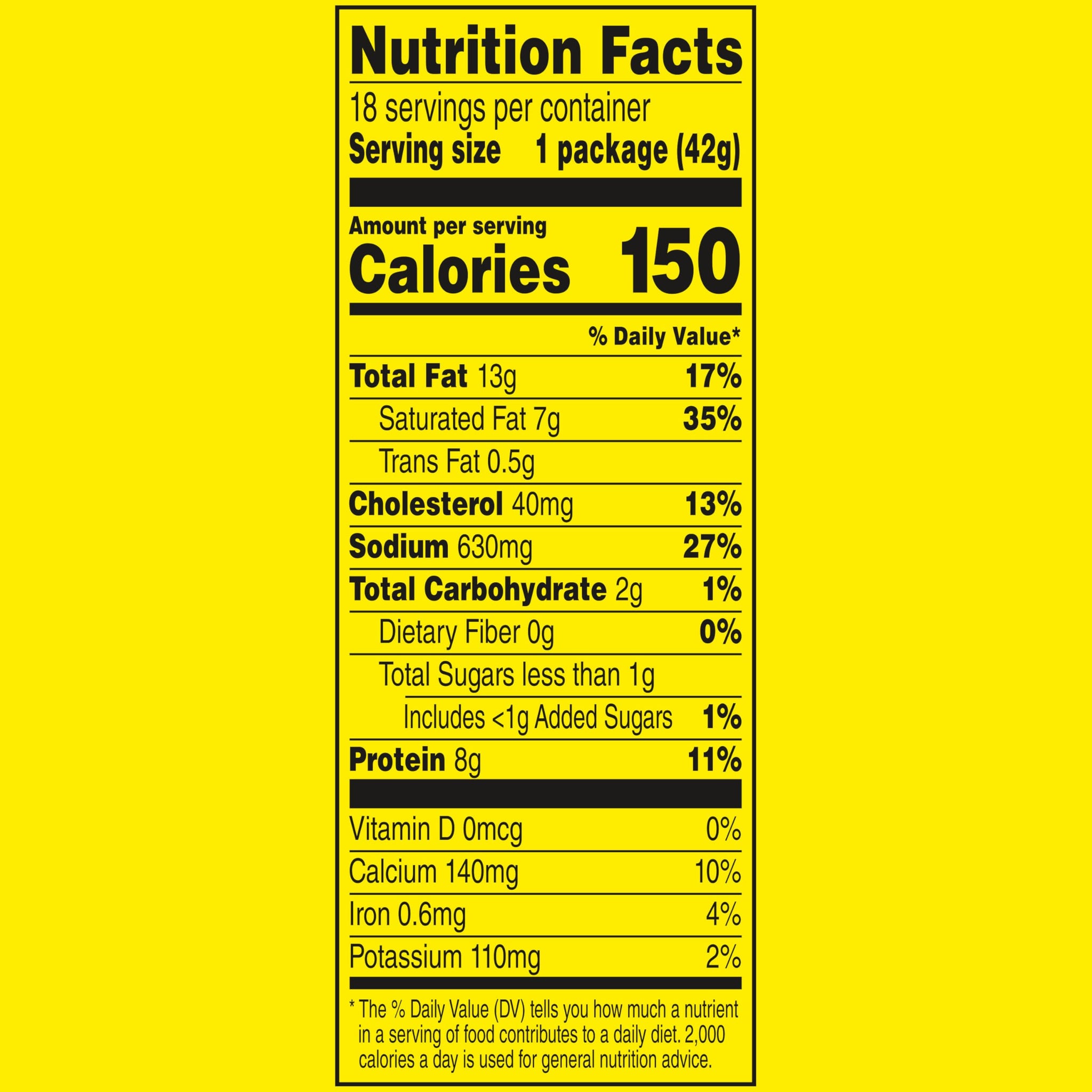 Slim Jim Beef 'N Cheese Smoked Meat Sticks, Mild Flavor, 8g Protein Per Serving, 1.5 oz. (18 Count)