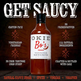 OkieBo's Habanero BBQ Sauce - Authentic Oklahoma Style, Ideal for Pork, Ribs, Brisket, Salmon, Chicken & More - Premium Condiment