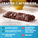 Zbar - Chocolate Brownie - Soft-Baked Energy Snack Bars - Non-GMO - 11g Whole Grains - USDA Organic Granola Bars - Snacks for Kids (24 Pack)