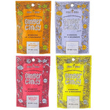 Gem Gem Ginger Candy Chewy Ginger Chews (Assorted Mix, 1.25oz, Pack of 4)