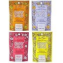 Gem Gem Ginger Candy Chewy Ginger Chews (Assorted Mix, 1.25oz, Pack of 4)