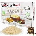Goffred Dried & Shredded Kataifi (1.1lb) Ingredient for Dubai Chocolate Bar Filling with Pistachio Cream Phyllo Dough for Filling Pastry Shells