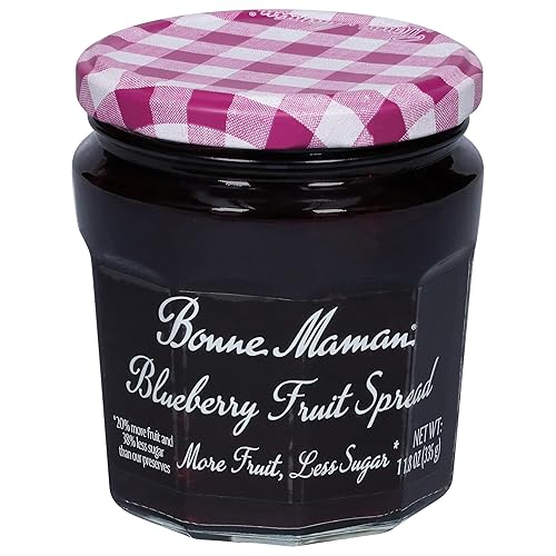 Bonne Maman More Fruit, Less Sugar Blueberry Fruit Spread, 11.8 OZ