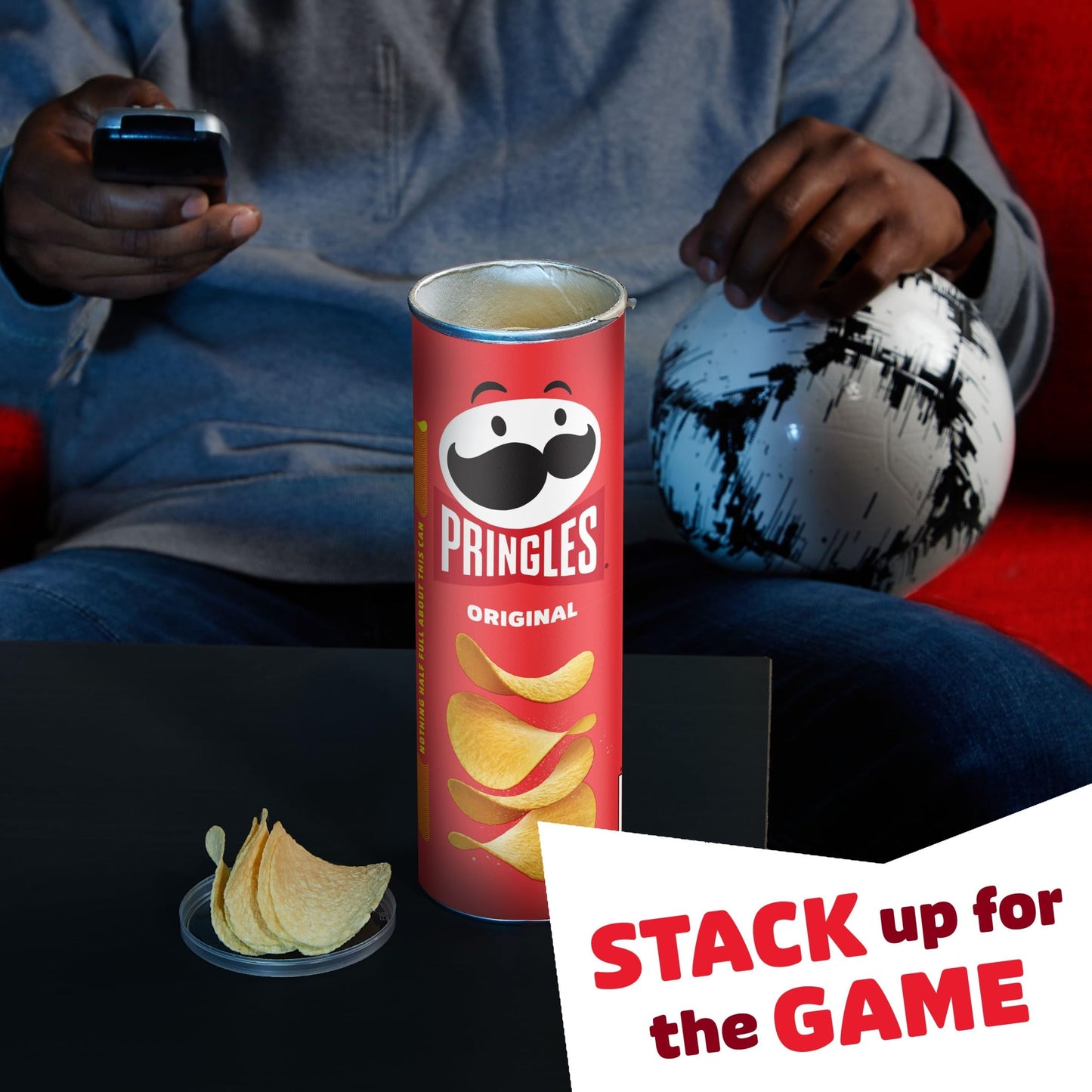 Pringles Potato Crisps Chips, Lunch Snacks, On-The-Go Snacks, Original, 5.2oz Can (1 Can)