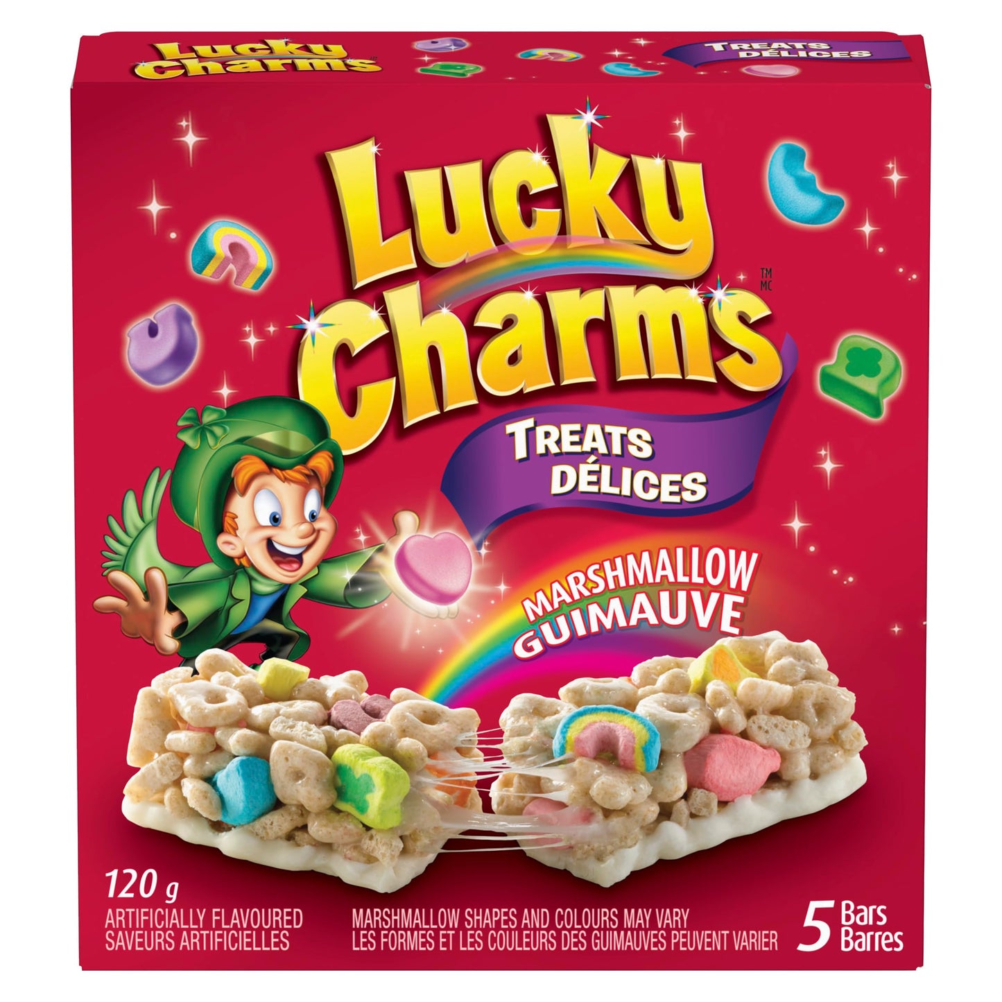 Lucky Charms Treats Bars, 5-Count, 120g