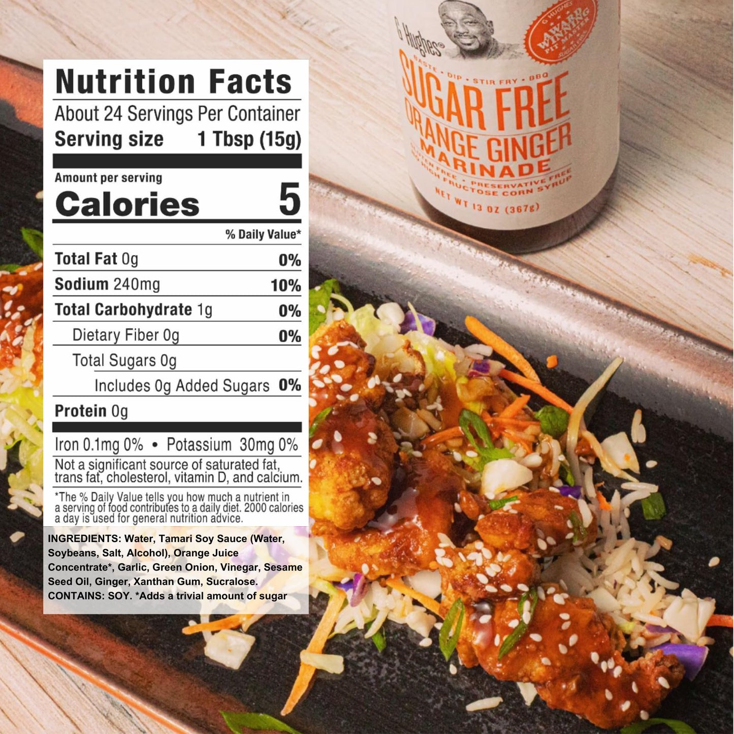 G Hughes Sugar Free, Assorted Marinades - Gluten Free, Sugar Free Sauces and Marinades Gift Sets, Marinades for Meats, (1) Lemon Herb 12oz bottle (1)