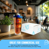 Teazzers Premium All-Natural Green Tea Bags - Great for Foodservice Commercial Ice Tea Brewers | Unsweetened USA-Made Bulk Green Tea for Restaurants