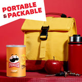 Pringles Potato Crisps Chips, Lunch Snacks, Office and Kids Snacks, Grab N' Go, Cheddar Cheese (12 Cans)
