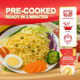 (Pack of 6) DIET COOKER Premium Konjac Noodles, Shirataki Noodle, Keto & Vegan Friendly, Odor Free, Low Calorie Pasta, Zero Net Carbs, Healthy Diet