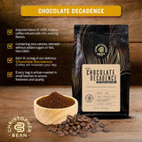 Christopher Bean Coffee - Certified Kosher - Decaf Ground Universal Drip Chocolate Decadence Flavored Coffee| Flavored Coffee with Medium Roast 100%