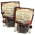 Cherry Republic Exceptionally Dark Chocolate Covered Cherries, 12 oz, Pack of 2 - Real Michigan Montmorency Tart Cherries with 72% Cacao, All-Natural