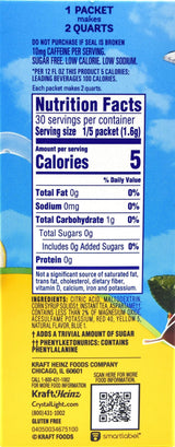 Crystal Light Lemon Iced Tea Drink Mix, 12-Quart Canister (Pack of 13)