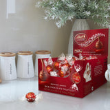 Lindt LINDOR Milk Chocolate Candy Truffles, Milk Chocolate with Smooth, Melting Truffle Center, 25.4 oz., 60 Count