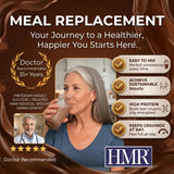 HMR 70 Plus Chocolate Shake & Pudding Mix | Meal Replacement Powder | Lactose-Free | 15g Protein | Easy to Make | Low Calorie (7.35 Ounce (Pack of 3)