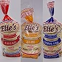 Mixed Case of Elie's Bagels 6 packs per case 4 bagels per pack- 8 Plain, 8 Everything & 8 Sesame-24 total Bagels.