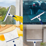 Window Squeegee for Glass Doors?All-Purpose 9.7” Window Cleaning Squeegee, Handheld for Windows, Car Windshields & More?Grey (9.5" Window Squeegee)