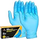Superior Glove KeepKleen Contour Work Nitrile Gloves (100 Count) Latex Free Glove, Disposable Gloves, Powder Free, 9" Length - RDCNPF (Large)
