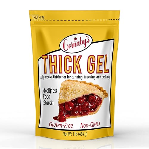 Cornaby’s Thick Gel 1 lb. (Pack of 1) | Premium Waxy Maize Starch, 2x More Thickening | Gluten-free, non-GMO, Natural Food Thickener for Thickening