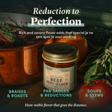 FOND Regenerative Beef Demi Glace - Grass-Fed Beef Bone Broth Reduction - French Demi Glace Concentrate for Pan Sauce & Gravy - Regenerative, Organic