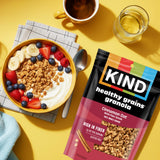 Kind Healthy Grains Granola, Cinnamon Oat Clusters with Flax Seeds, Gluten Free, Healthy Snack Mix, 6g Protein, 11oz, 1 Count