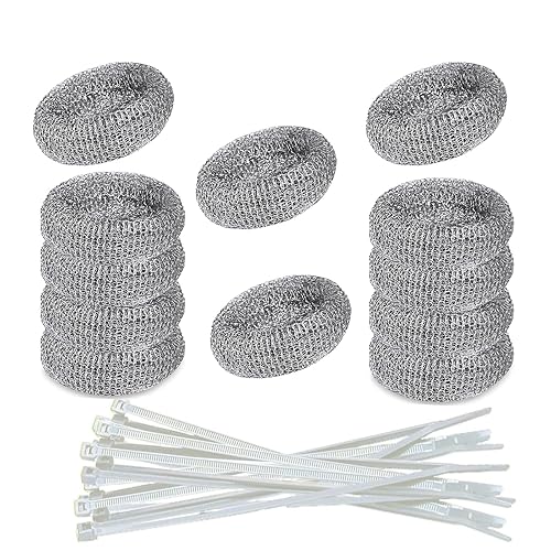 24Pcs Washing Machine Lint Trap Hose Filter, Mesh Drain Catcher, Washer Sock Lint Remover, Rust-Free Snare Laundry Filter with Nylon Cable Ties