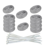 24Pcs Washing Machine Lint Trap Hose Filter, Mesh Drain Catcher, Washer Sock Lint Remover, Rust-Free Snare Laundry Filter with Nylon Cable Ties