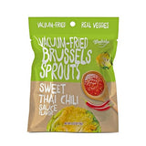 Woodridge Snacks | Vacuum Fried Brussels Sprouts | Thai Chili Sauce Flavor | 6 Pack | 0.35 OZ (10g) Single-Serve Bags