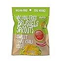 Woodridge Snacks | Vacuum Fried Brussels Sprouts | Thai Chili Sauce Flavor | 6 Pack | 0.35 OZ (10g) Single-Serve Bags