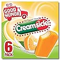 Good Humor Ice Cream Bars For a Delicious Frozen Dessert Creamsicle Just 100 Calories Per Bar 16.5 oz 6 Count